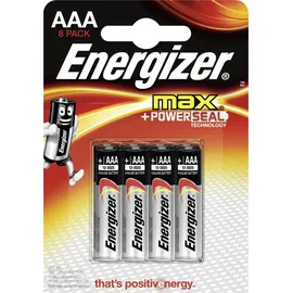 Energizer Max Alkaline Batterie AAA 8 St.