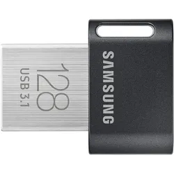 Samsung FIT Plus (2020) Typ-A 128GB USB-Stick Schwarz Ohne Schutzkappe, bis zu 400 MB/s, USB 3.2 Gen 1x1 (5 Gbit/s)