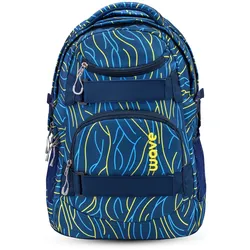 Rucksack Infinity Tasche Schulrucksack "Yellow Lines" Kinder Ranzen