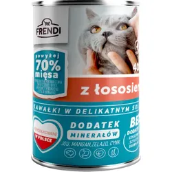Frendi-Stücke in delikater Sauce mit Lachs 400g für Katzen