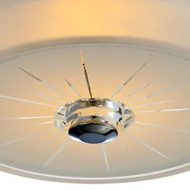 GLOBO Muster 1 x rund transparent, Glas