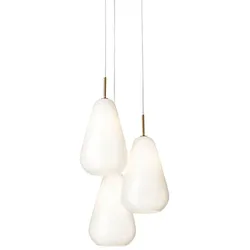 Nuura - Anoli 3 Krohnleuchter Nordic Gold/Opal