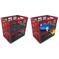 Kinderwelt Klappbox 54 x 36 x 28 cm 4-tlg. rot