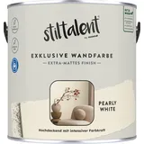 Stiltalent Wandfarbe 'pearly white' matt 2,5 l
