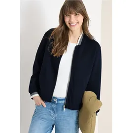 Cecil Blouson aus Jersey mit Knontrastdetails Blau L
