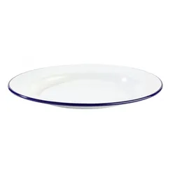 APS Teller/Speiseteller/Deko-Teller/Emaille-Teller, flach -ENAMELWARE-Ø 20 cm, H: 2 cm