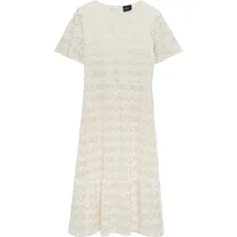 s.Oliver Midikleid Ajourmuster Beige 34