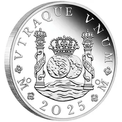 Australien 2025: 1 Unze Silbermünze "Pillar Dollar - Proclamation Coin"
