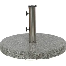 Siena Garden Schirmständer Granit 40 kg rund Grau