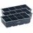 Infactory XXXL-Eiswürfelform für 8 Eiswürfel, 5x5x5cm, 3er-Set je 1 Liter