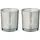 Edzard Windlicht Hase Glas Grau