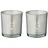 Edzard Windlicht Hase Glas Grau