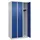 Californian Products CP Spind Classic Plus lichtgrau, enzianblau 080000-30 S10003, 3 Schließfächer 90,0 x 50,0 x 185,0 cm