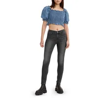 Levi's Damen 311 Shaping Skinny Jeans, Bloom Black, 28W