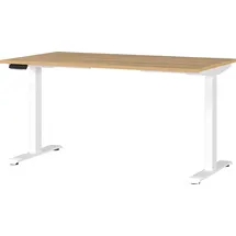Germania Schreibtisch Jet Eiche / Weiß