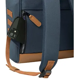 Cabaia Adventurer Essentials Backpack M Dunkelblau/Braun