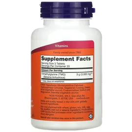 NOW Foods TMG 1000 mg Tabletten 100 St.