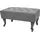 MCW Hocker Chesterfield Oxford-H wasserabweisender Bezug  Grau