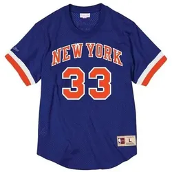 Mitchell And Ness  Unterhemden Maillot New York Knicks Patrick Ewing  in Blau, EU S