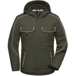 Softshelljacke mit Futter "JN886" - 5XL - olive