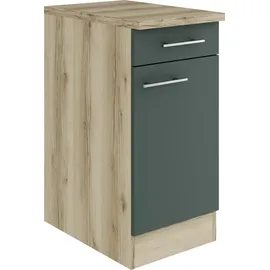 OPTIFIT Unterschrank Savona405 60 x 40 x 84,8 cm Steingrün