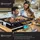Kesser Raclette-Grill mit Naturgrillstein 8 Personen schwarz