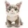 Uni-Toys Maine-Coon-Katze sitzend 18 cm Grau