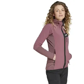 Adidas Terrex Techrock Wind Fleece Mit Durchgehendem Reißverschluss - Quiet Crimson - XL