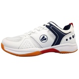 Jako Unisex J-MS AD Court Sportschuh, White/dk Navy, 43 EU - 43 EU