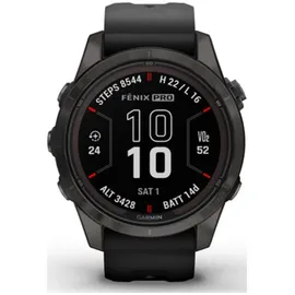 Garmin fenix 7S Pro Sapphire Solar schwarz/carbongrau