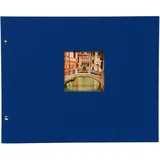 Goldbuch Schraubalbum Bella Vista 39x31 40 weiße Seiten blau
