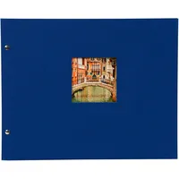 Goldbuch Schraubalbum Bella Vista 39x31 40 weiße Seiten blau