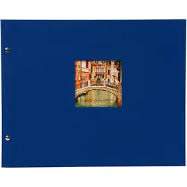 Goldbuch Schraubalbum Bella Vista 39x31 40 weiße Seiten blau