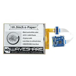 10,3 Zoll biegsames E-Ink Display HAT für Raspberry Pi, 1872×1404
