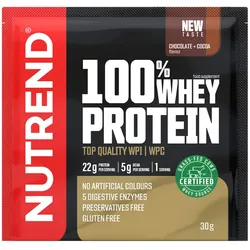 Nutrend 100% Whey Protein (30 g, Schokolade & Kakao)