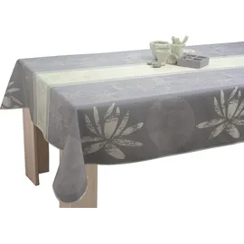 Le linge de Jules Tischdecke Fleckabweisende Lotus Rechteckig 150 x 350 cm Ecru