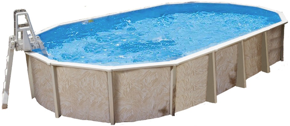 Interline Summer Schwimmbad Pool u. Schwimmbecken Diana | Blau | 730x360x132 cm | Basic Set