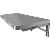 Klappbarer Wandtisch, Wandklapptisch Aus Rostfreier Stahl,Wandklapptisch Wand Montierter Klapptisch Schwimmender Schreibtisch Esstisch Küchentisch Buffettisch (Size : 100 * 40cm(39 * 16in))