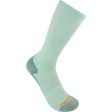 CARHARTT Midweight Cotton Tencel Comfort Crew Socken Damen 3er Pack türkis M