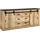 Home Affaire Sideboard HOME AFFAIRE "SHERWOOD", braun (old style hell dekor), B:201cm H:91cm T:43cm, Sideboards, Sideboard, modernes Holz Dekor, mit Scheunentorbeschlag aus Metall, Breite 201 cm