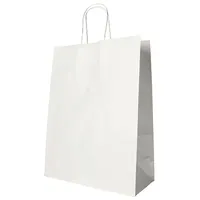 Papstar 25 Tragetaschen, Papier mit gedrehtem Tragegriff