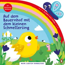 Meine liebsten Krabbeltiere - Auf dem Bauernhof mit dem kleinen Schmetterling Pappbilderbuch mit Schiebeelement und Geräusch