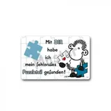 Sheepworld - 57134 - Pocketcard, Mit DIR Habe ich Mein fehlendes Puzzleteil gefunden!, PVC