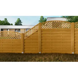 Andrewex Sichtschutzzaun Element Bordeaux 195 x 90 cm pinie