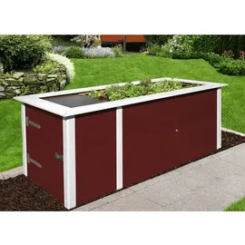 Weka Profi-Hochbeet 669 205 x 79 x 81 cm schwedenrot
