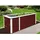 Weka Profi-Hochbeet 669 205 x 79 x 81 cm schwedenrot