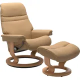 Stressless Stressless® Relaxsessel »Sunrise«, mit Classic Base, Größe L, Gestell Eiche beige