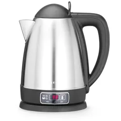 HENDI Elektrischer Wasserkocher kabellos mit Temperaturregelung, 1,8L, 230V/1800...