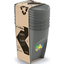 Prosperplast Sortibox 4x35 l Grau