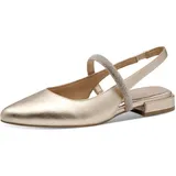 Marco Tozzi by Guido Maria Kretschmer Damen Slingpumps Spitz Elegant, Gold (Gold), 38 EU